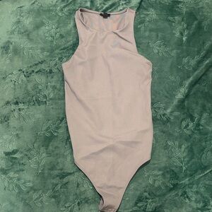 Grey Sleeveless Bodysuit